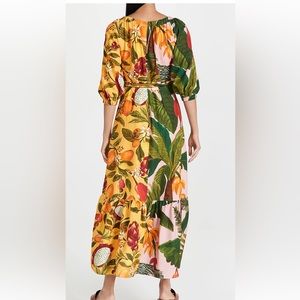 Farm Rio Mixed Fruit Midi Dress